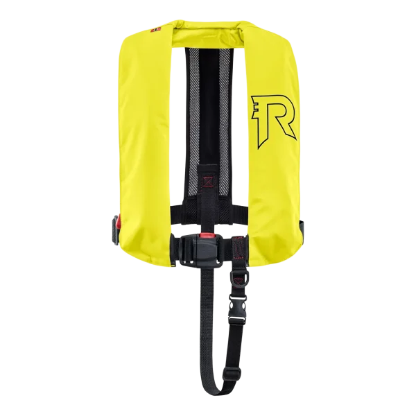 AquaSafe Elite 170N oppblåsbar vest, i gul.