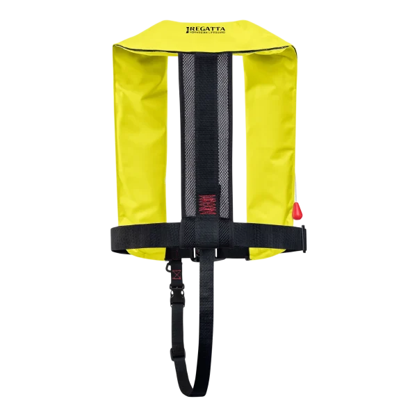 AquaSafe Elite 170N oppblåsbar vest, i gul.